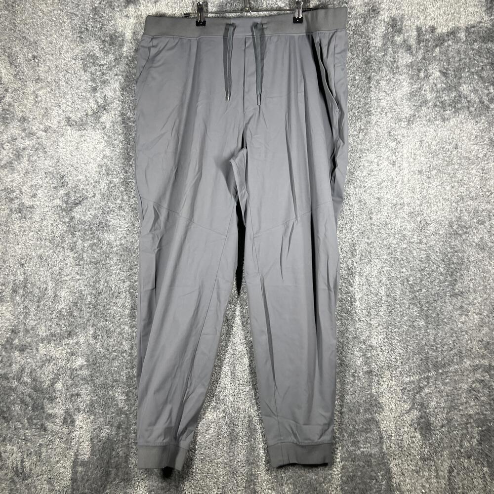 Ten Thousand Jogger Pants Mens 2XL Gray Nylon Spandex Microfiber Drawstring